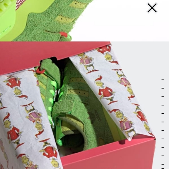 ADIDAS FORUM LOW - THE GRINCH SHOES - Picture 5 of 5